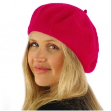 Classic Winter 100% Wool Warm French Art Basque Beret Tam Beanie Hat Cap H. Pink 754890266908 eb-79393644